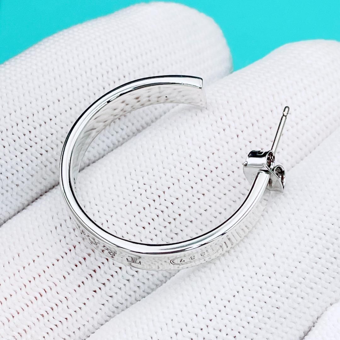 ◇ティファニー◇新品仕上済 Tiffany&Co. 1837 ナロー ピアス