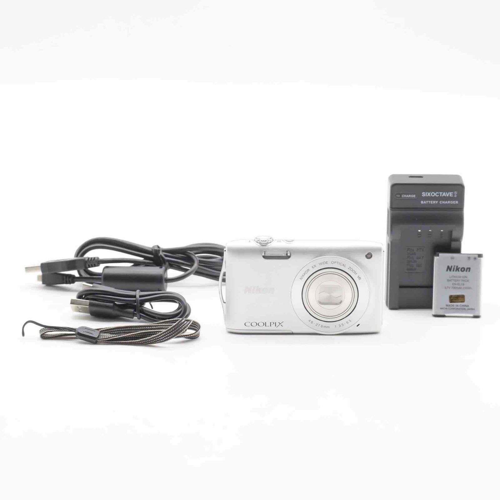 □超美品□ Nikon COOLPIX S3300 シルバー #483 - メルカリ