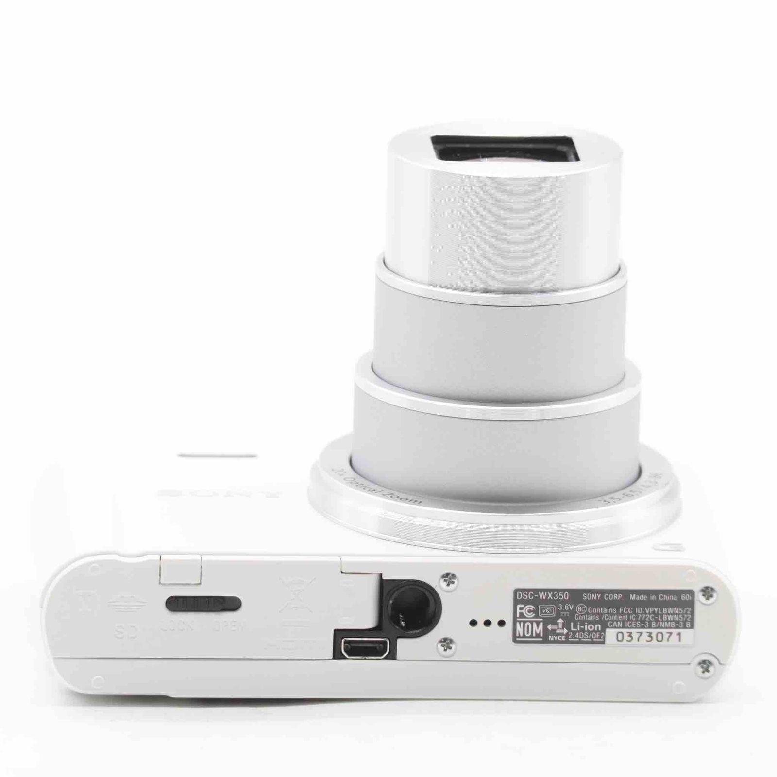 □超美品□ Sony DSC-WX350 ホワイト #484 - メルカリ