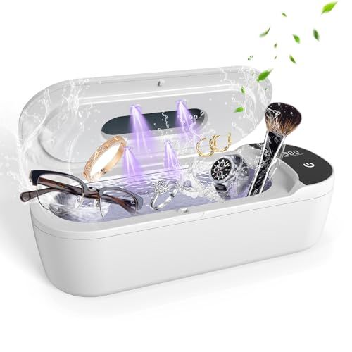 新品】超音波洗浄機 400ml大容量 メガネ洗浄機 48000KHzの強力洗浄