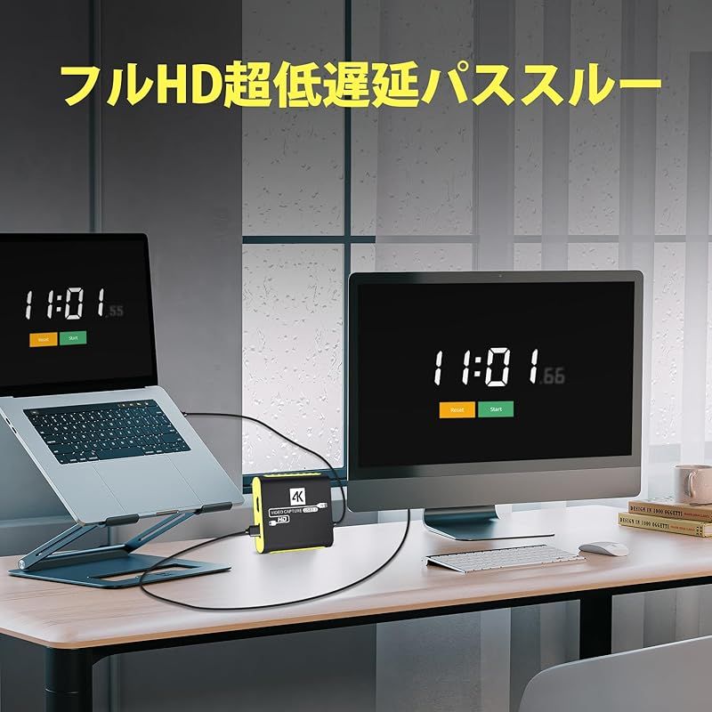  HDMI ビデオキャプチャー ボード Switch 2 対応 USB 3 0 YUY 2サポート 1080 P 60 FPSビデオ録画 4 K 30 Hz入力 パススルー対応 PS 5 Xbox PCなどのゲーム機対応 OBS Potplayer 1 周辺機器 Wii