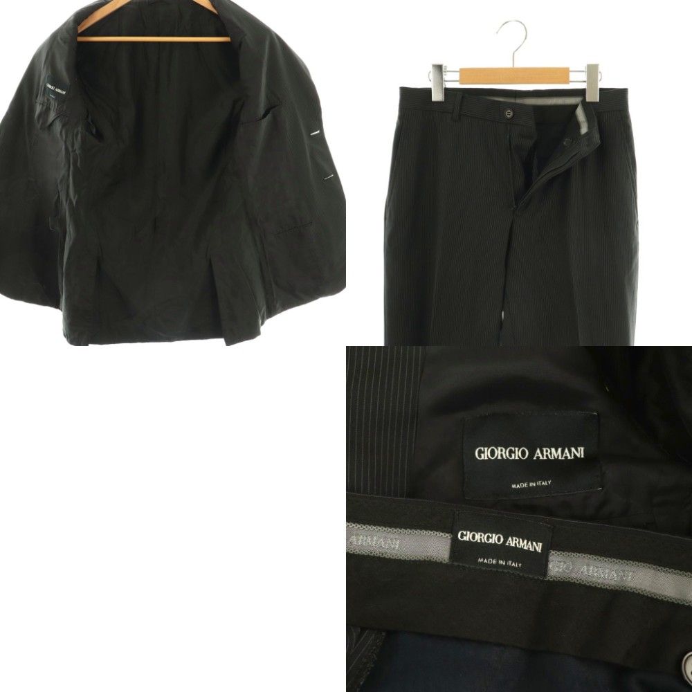 ジョルジオアルマーニ GIORGIO ARMANI スーツ セットアップ ウール 46