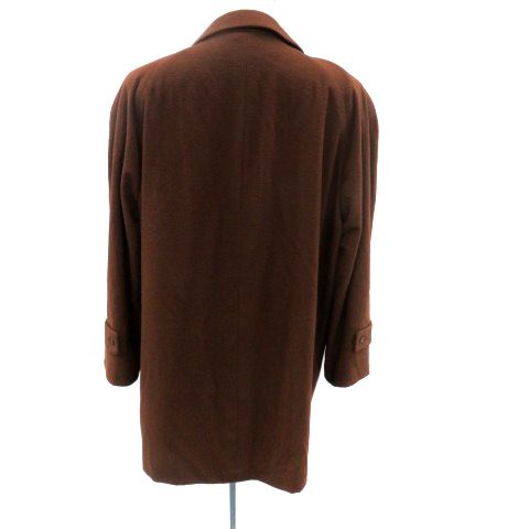 ジバンシィ GIVENCHY チェスターコート ロング丈 ダブルボタン シルク