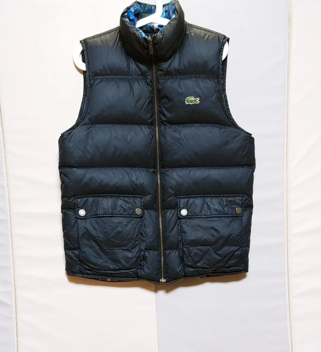 XL ラコステ ダックダウン ダウンベスト ダークネイビー384 - メルカリ