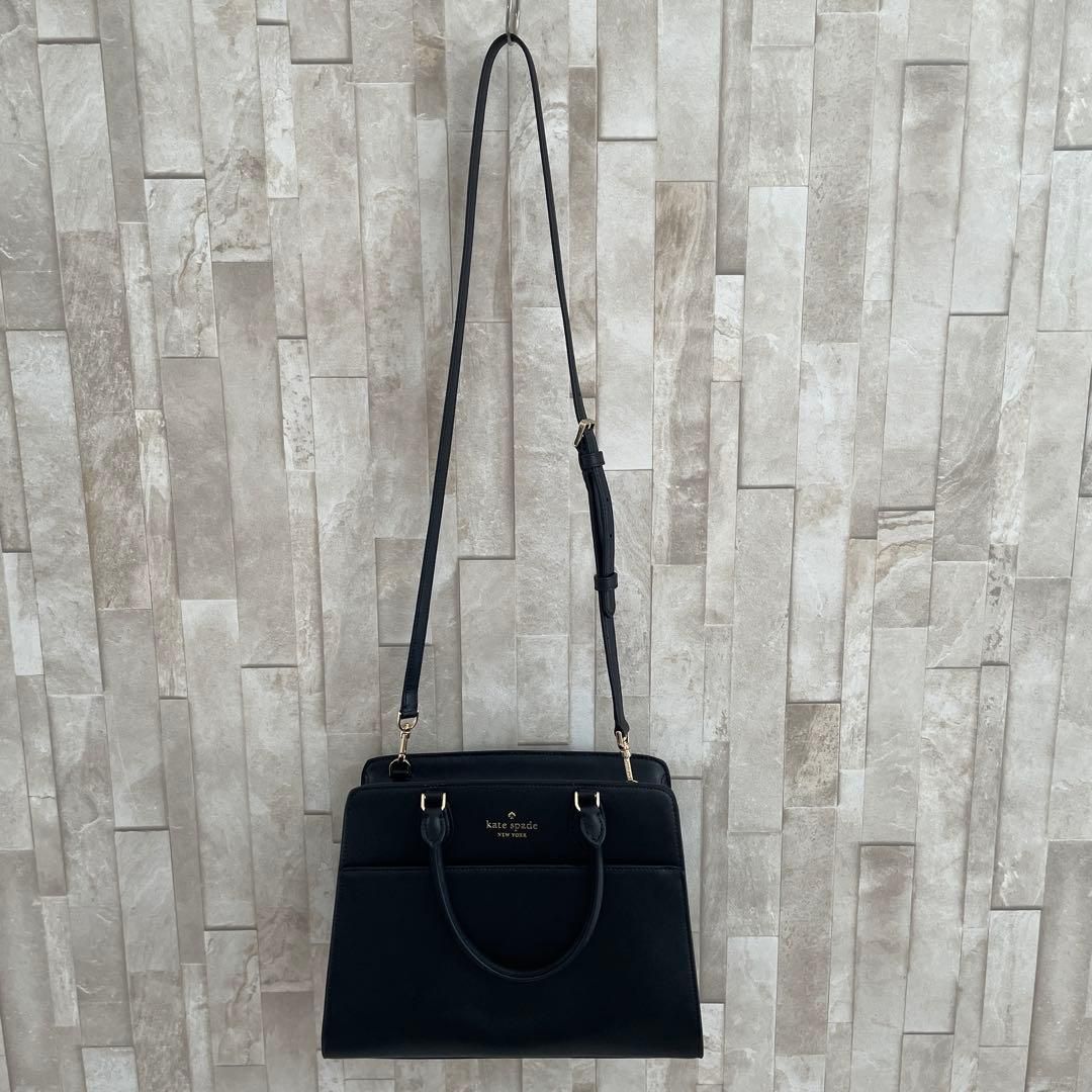 早い者勝ち！訳あり新品 kate spade ハンドバッグ 2way 黒 - メルカリ