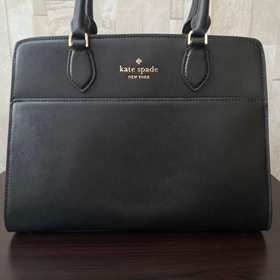早い者勝ち！訳あり新品 kate spade ハンドバッグ 2way 黒 - メルカリ 