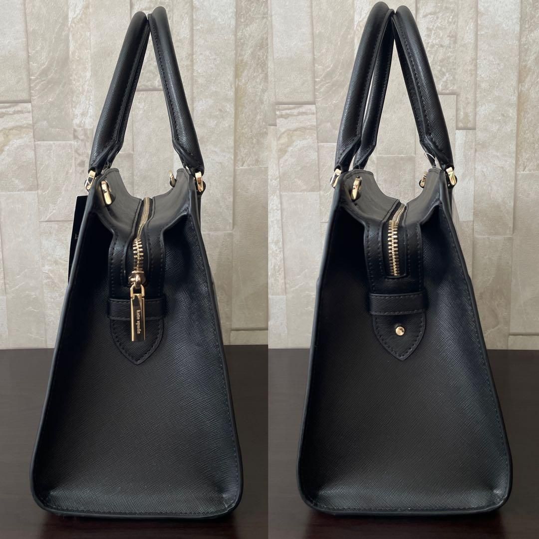 早い者勝ち！訳あり新品 kate spade ハンドバッグ 2way 黒 - メルカリ