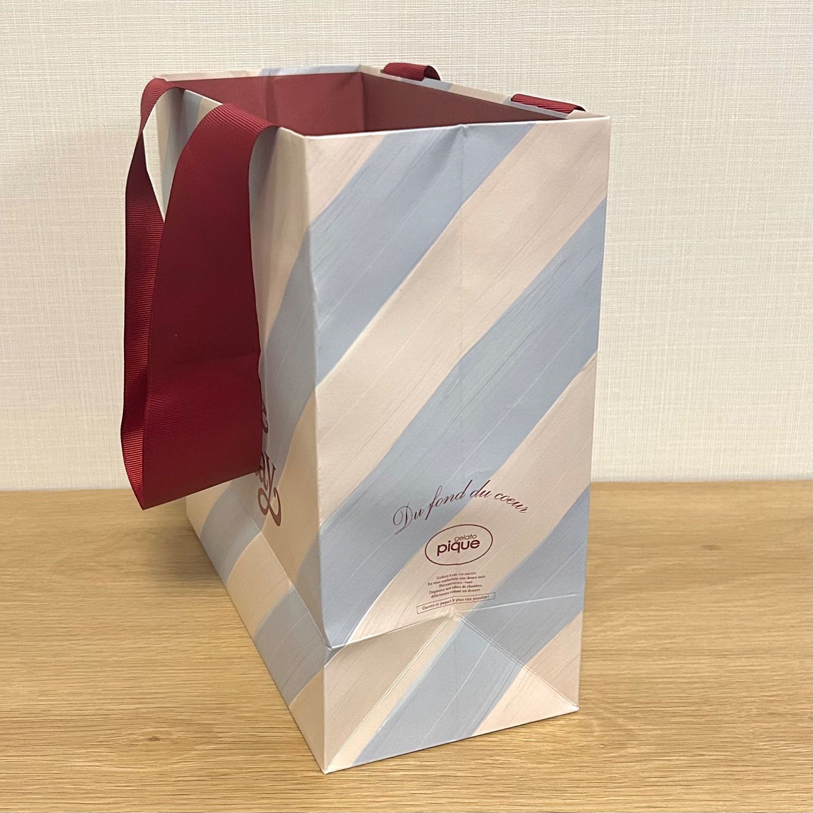 付属品】GELATO PIQUE ジェラピケ 紙袋 ショッパー 手提げ袋 