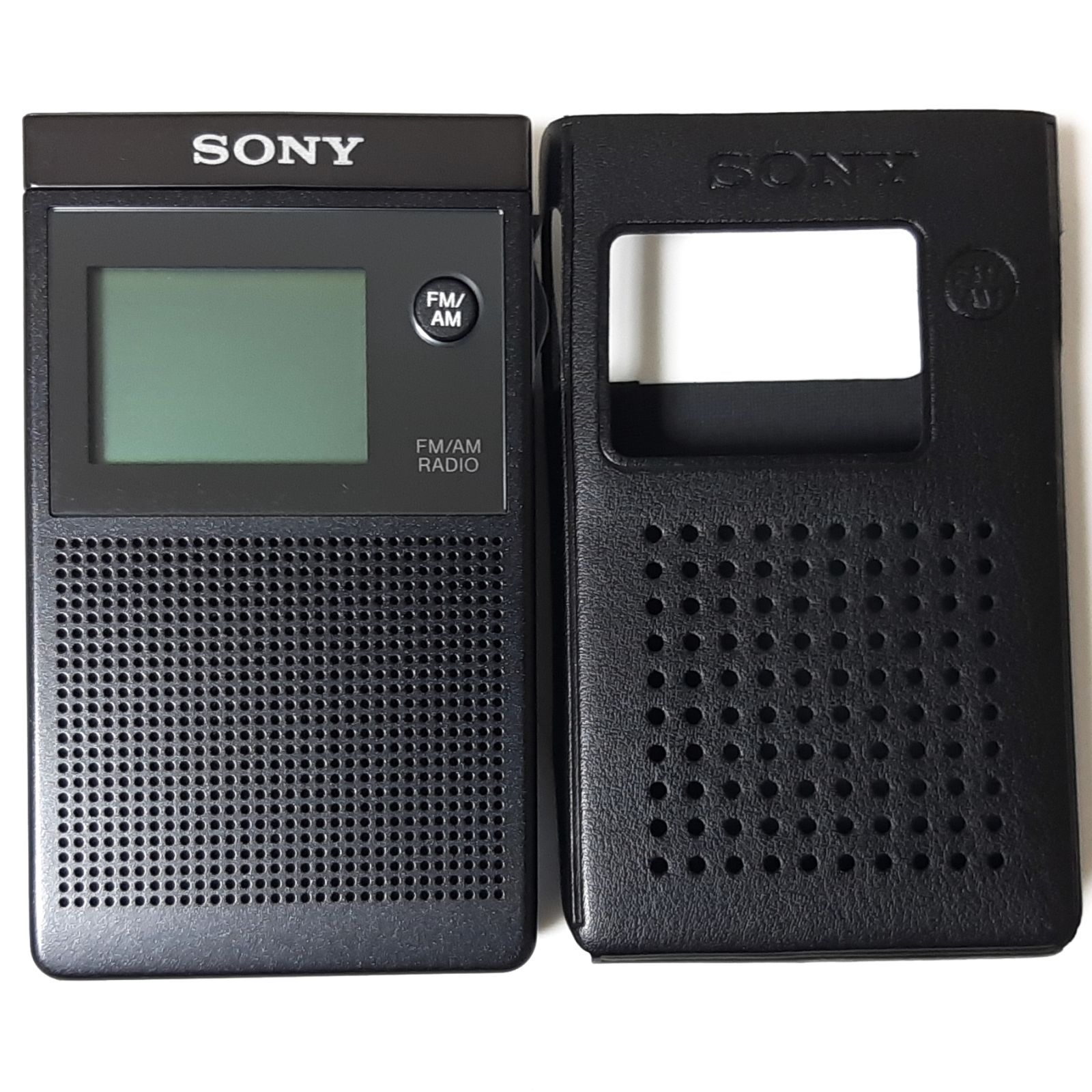 SONY ソニー SRF-R356 FMステレオ/AM PLLシンセサイザーラジオ 名刺