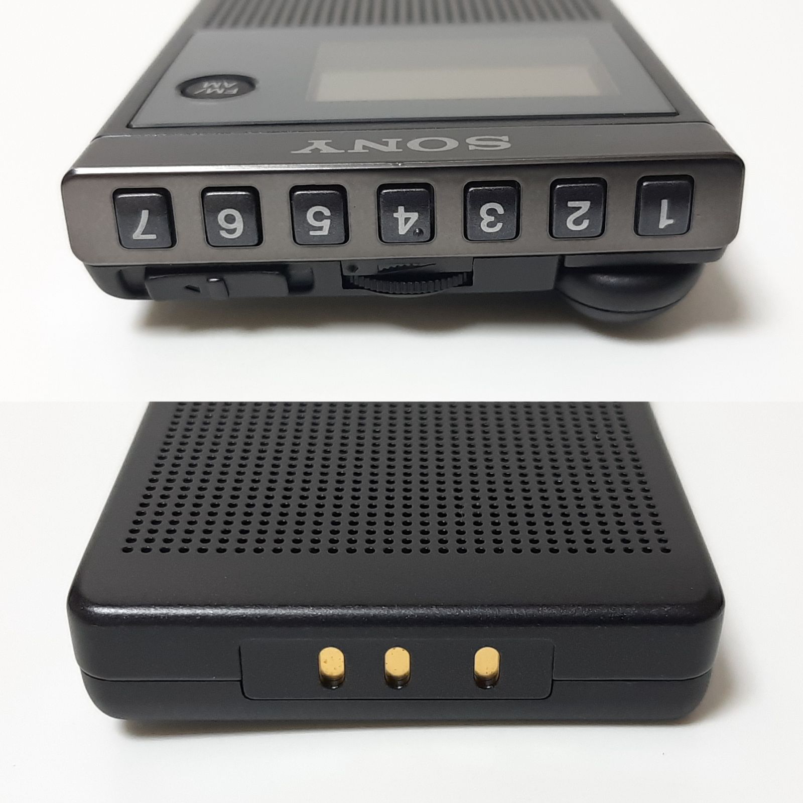 SONY ソニー SRF-R356 FMステレオ/AM PLLシンセサイザーラジオ 名刺