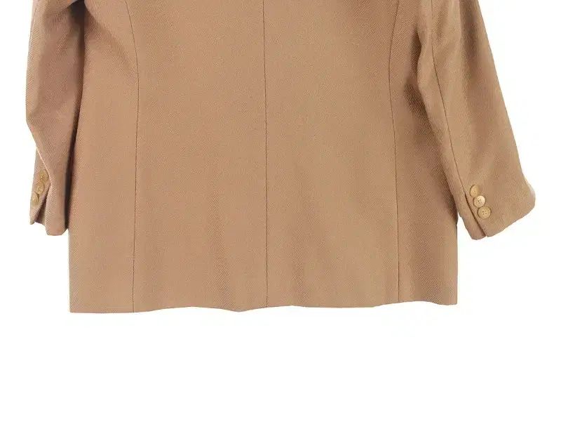バーバリー WOMEN - M カシミア ウール ブレンド ダブル ボタン ブレーザー テーラードジャケット ジャケット アウター レディース