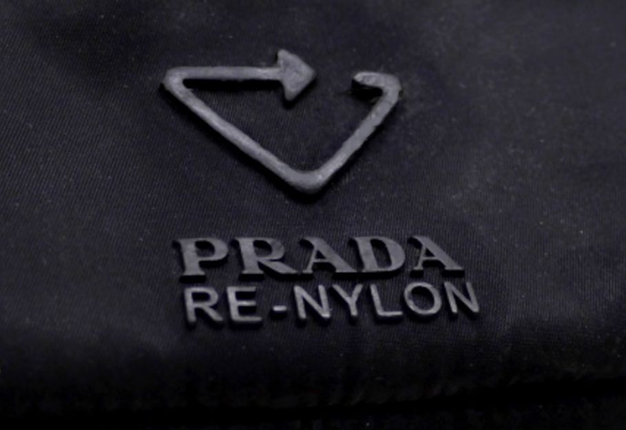 美品◇ PRADA プラダ 男女可 RE-NYLON リナイロンxサフィアーノレザー