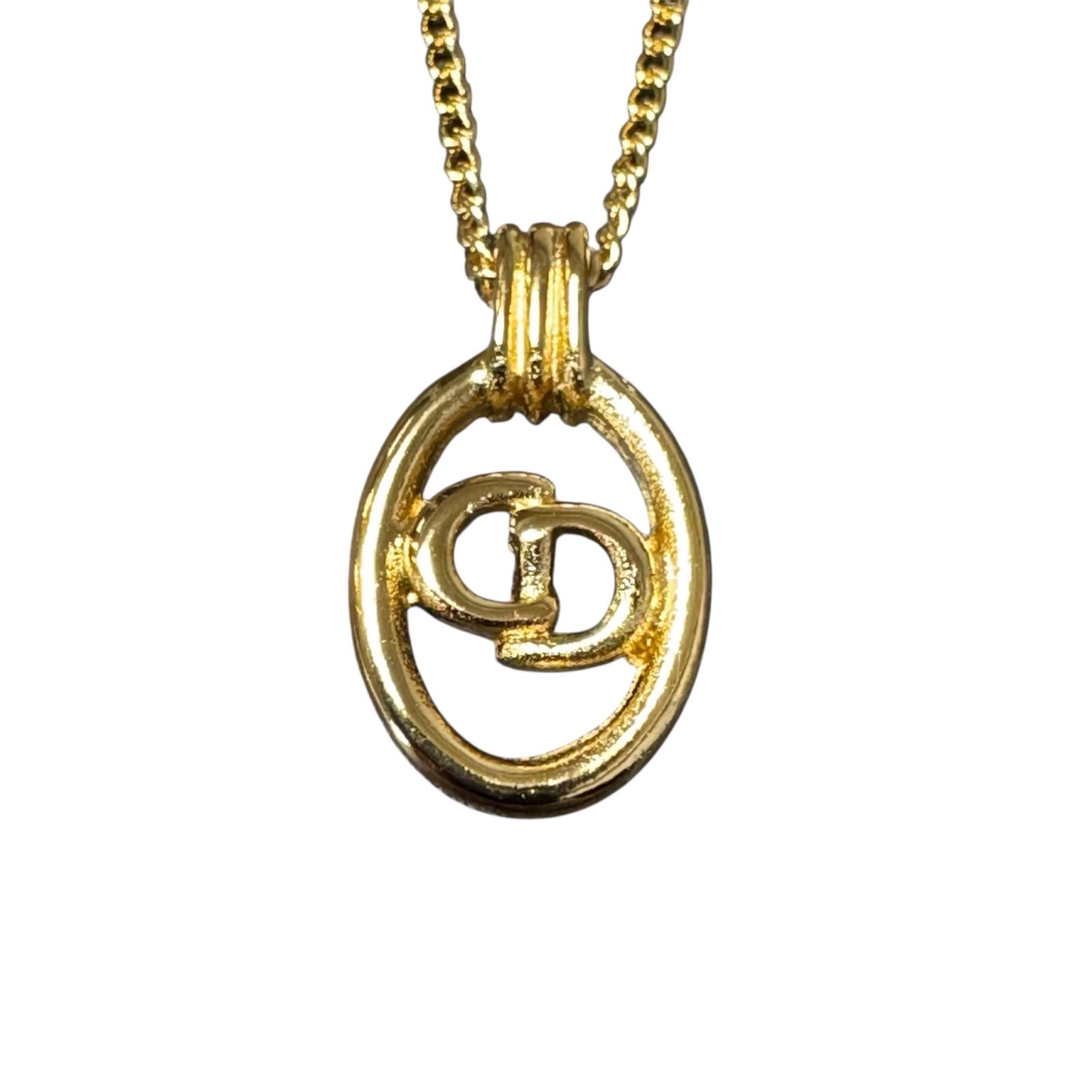 Christian Dior クリスチャンディオール ネックレス GP ゴールド