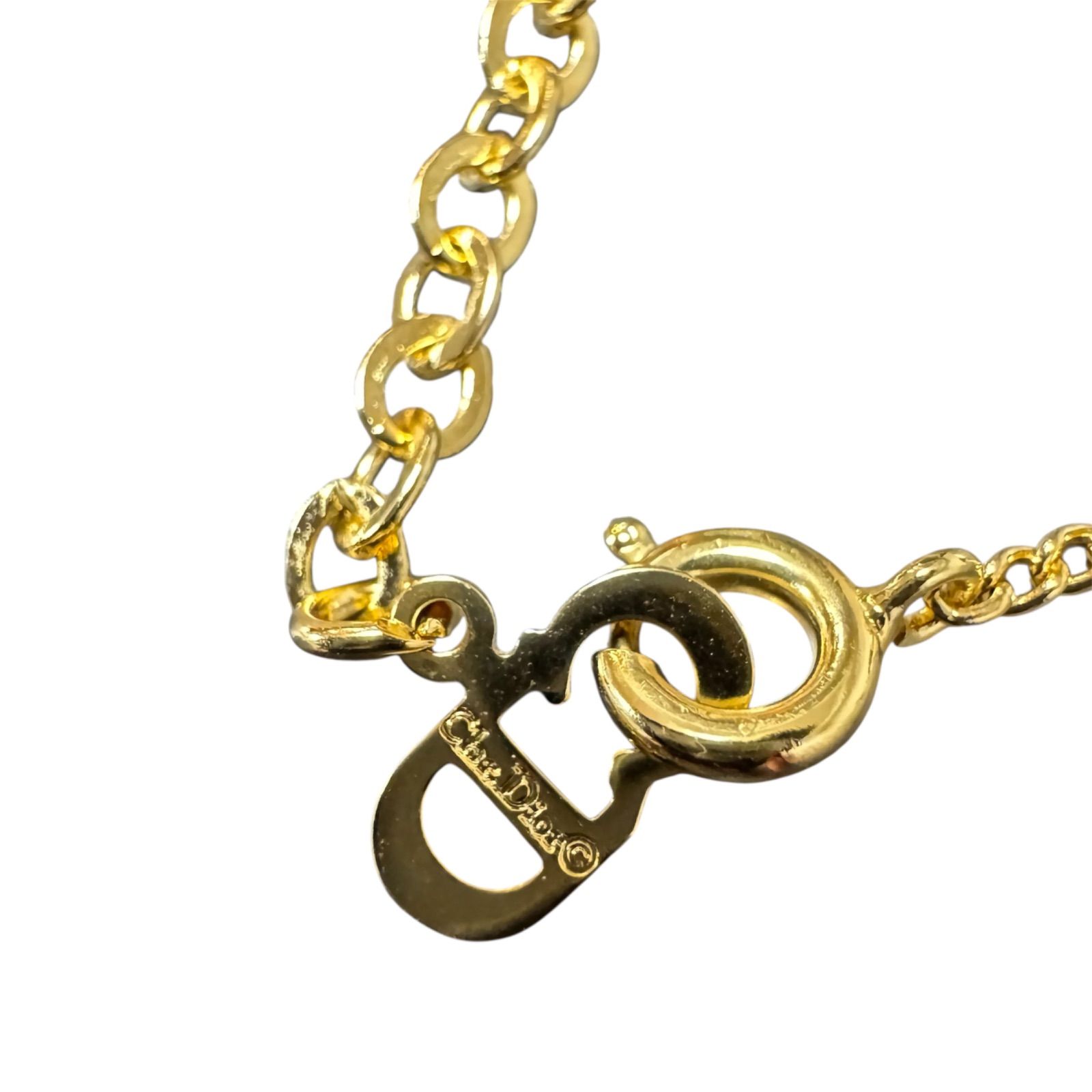 Christian Dior クリスチャンディオール ネックレス GP ゴールド