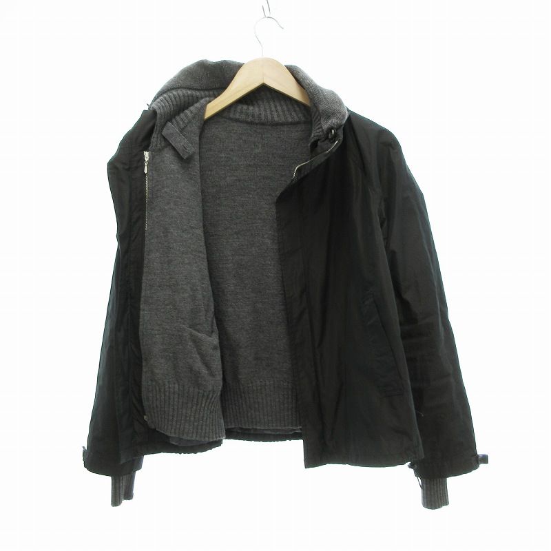 ギャルリーヴィー ファインウール ジップアップ ブルゾン ニットジャケット GALERIE VIE ファインウールハーフジップニット｜トゥモローランド