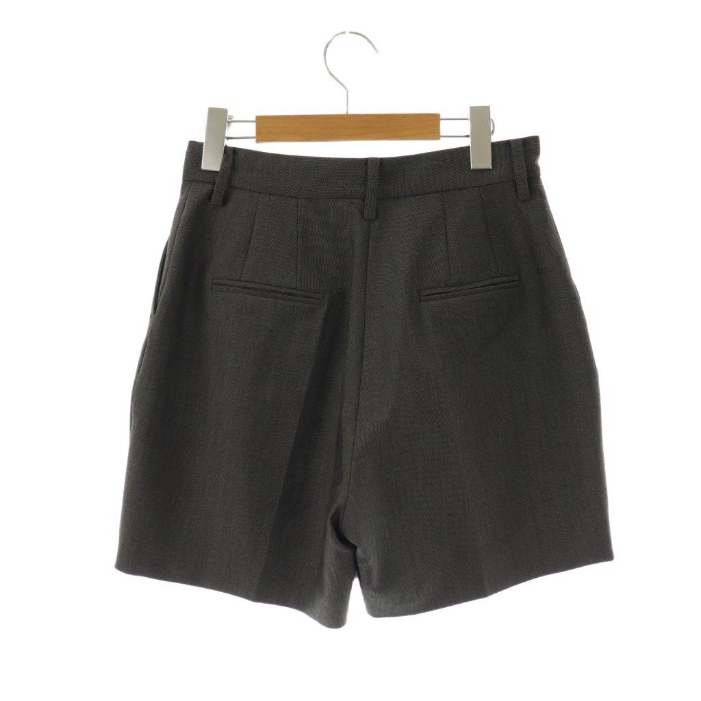 アメリヴィンテージ　人気パンツ アメリヴィンテージ Ameri VINTAGE ショートパンツ タック S グレー