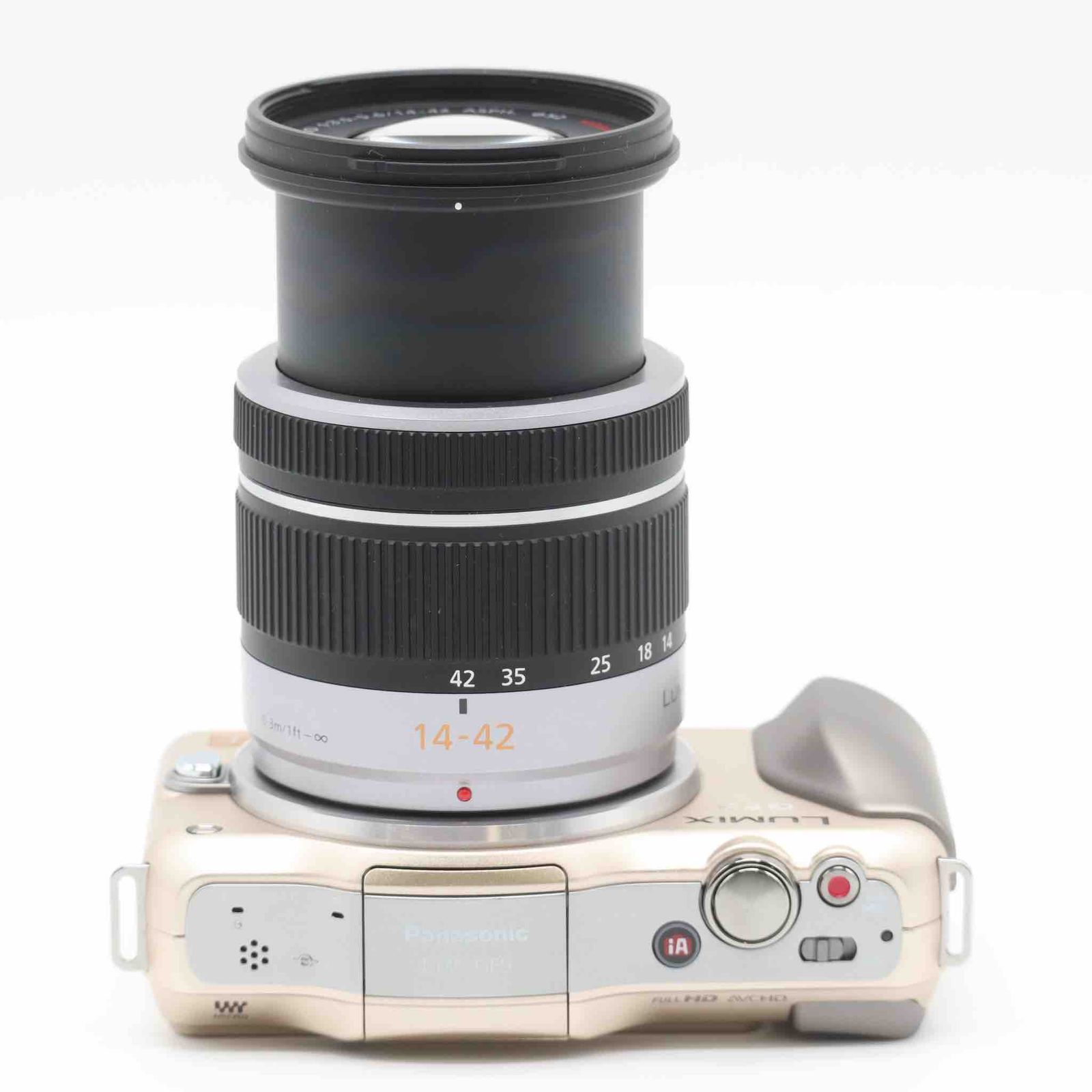 ショット数:101回☆ Panasonic LUMIX GF5 シャンパンゴールド レンズ