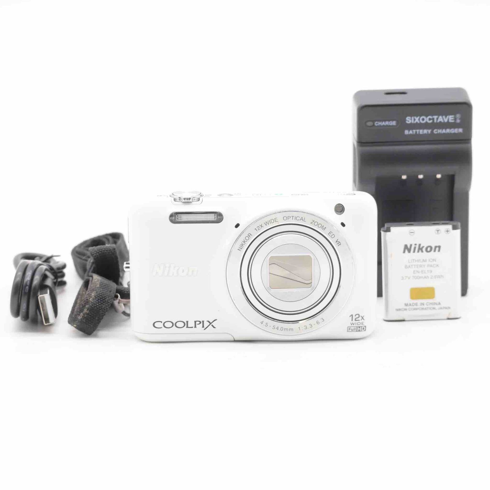 □超美品□ Nikon COOLPIX S6600 ホワイト #577 - メルカリ