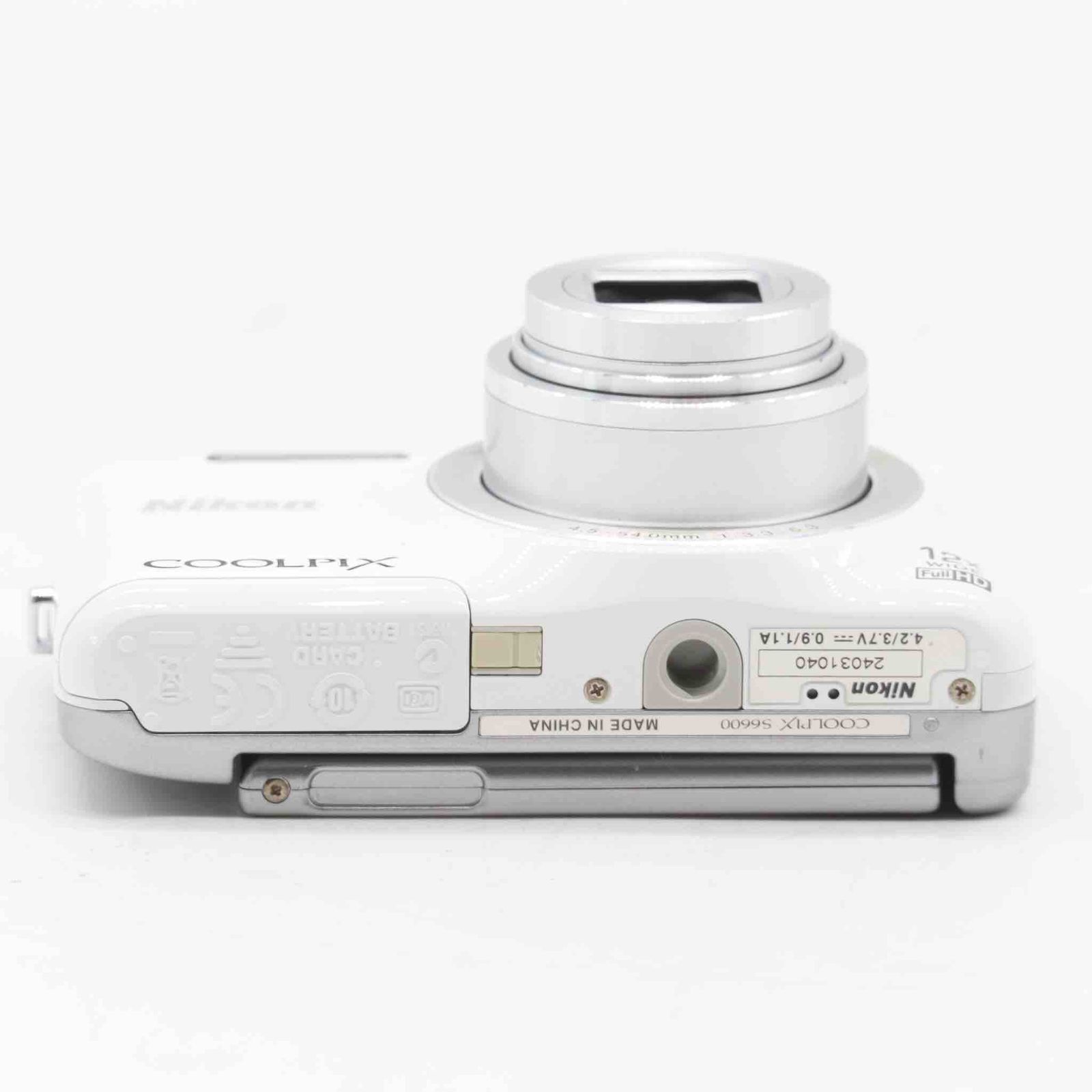 □超美品□ Nikon COOLPIX S6600 ホワイト #577 - メルカリ