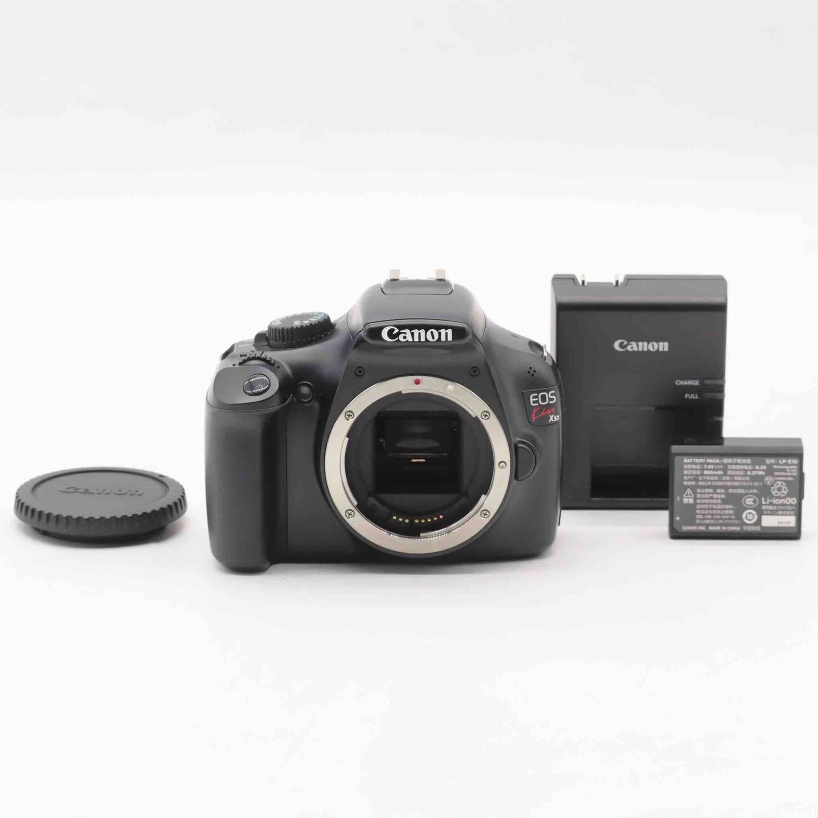 ショット数3150回 Canon EOS Kiss X 50 ブラック 592