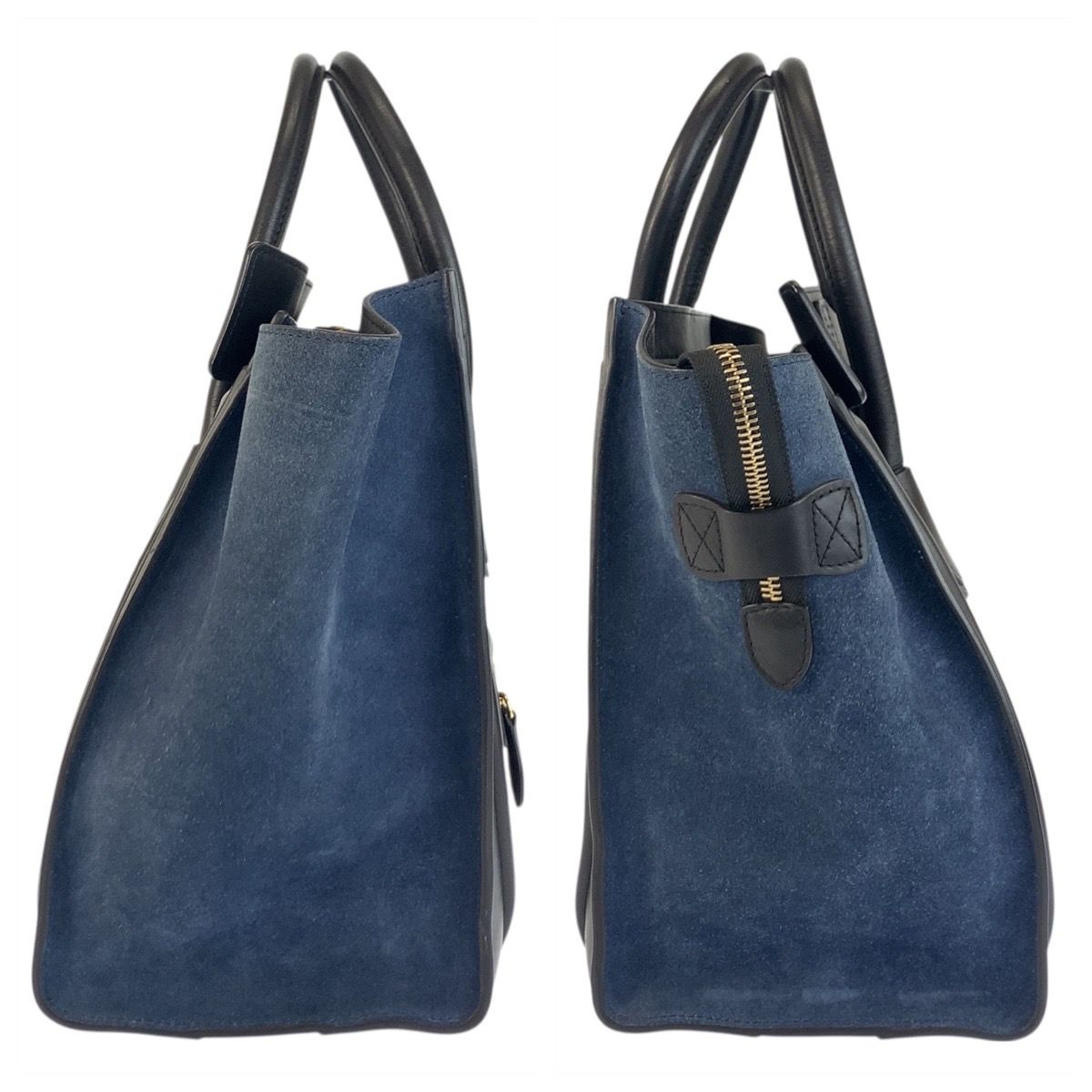 美品 CELINE セリーヌ ラゲージ ミニショッパー ベージュ ブラック