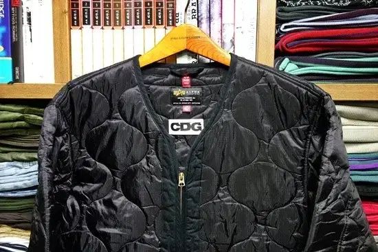 コム・デ・ギャルソン CDG x アルファ ライナージャケット ブラック L