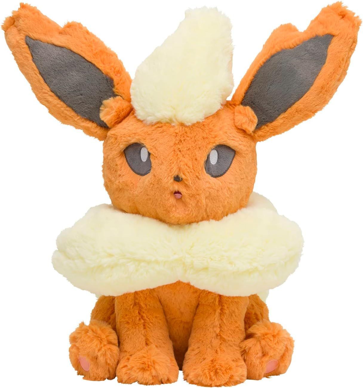 【新品未開封】ポケモンセンターオリジナル　ふわふわ抱きぬいぐるみ　ブースター ポケモンセンターオリジナル ふわふわ抱きぬいぐるみ ブースター 約