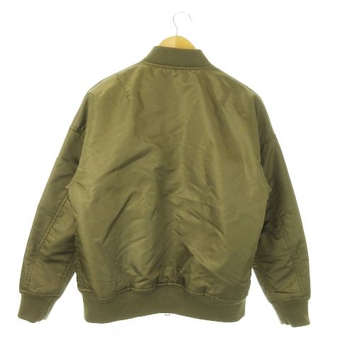 ビームス BEAMS MA-1 フライトジャケット ブルゾン 中綿 ダブルジップ