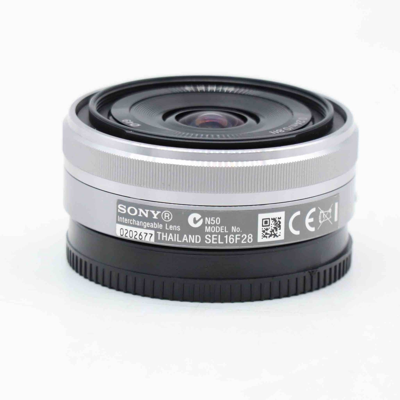 □超美品□ SONY E 16mm F2.8 シルバー ソニー Eマウント用 APS-C専用