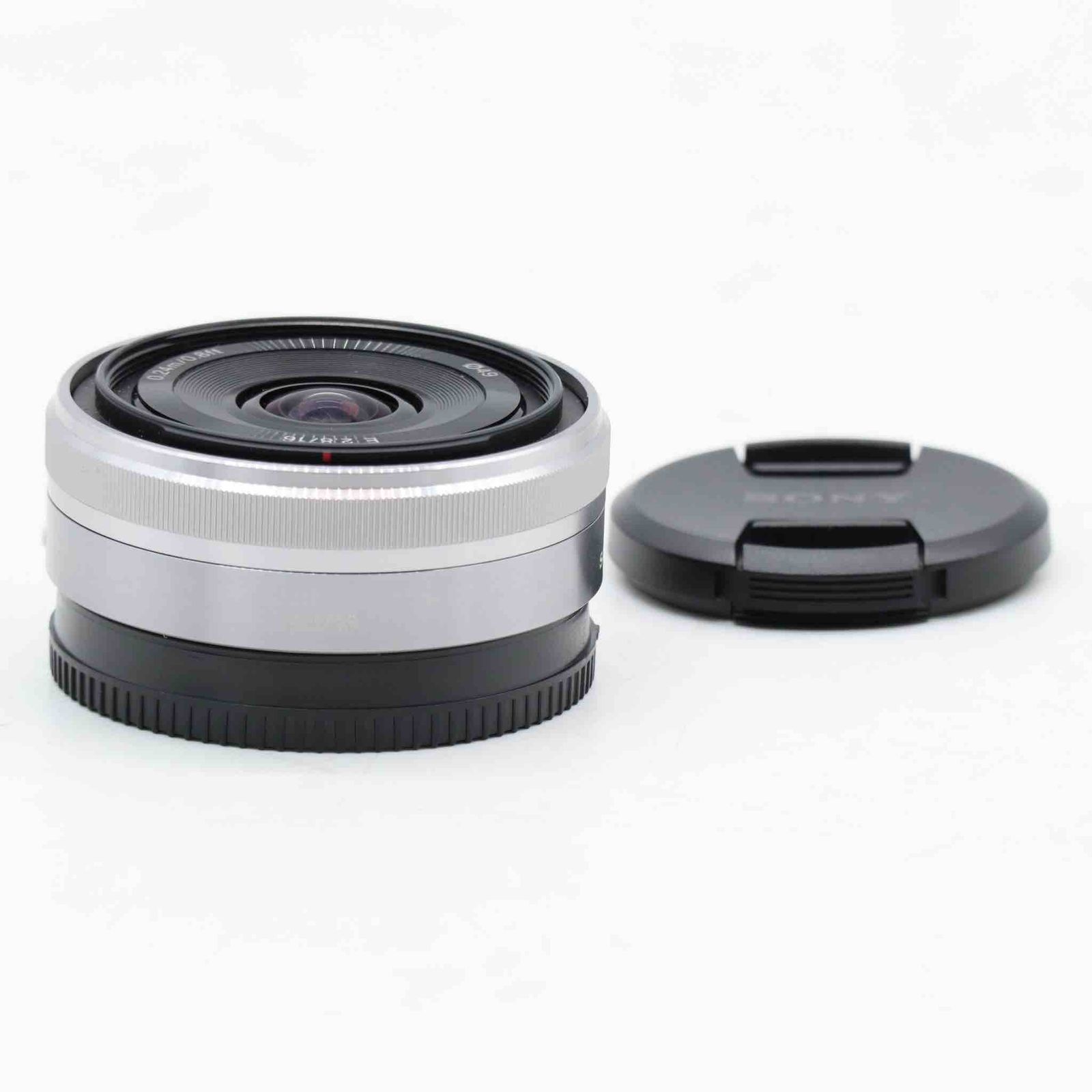 □超美品□ SONY E 16mm F2.8 シルバー ソニー Eマウント用 APS-C専用