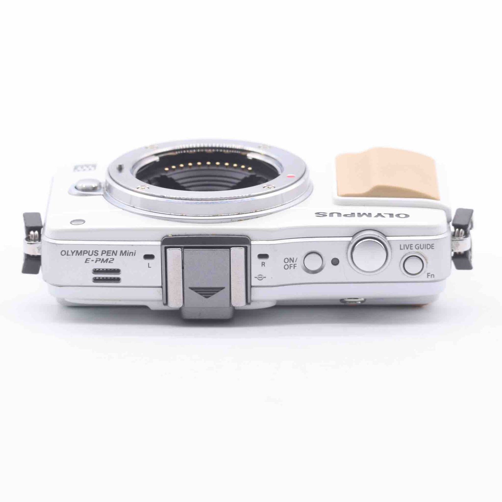 OLYMPUS ミラーレス一眼 PEN mini E-PM2 ボディ ホワイト #79 - メルカリ