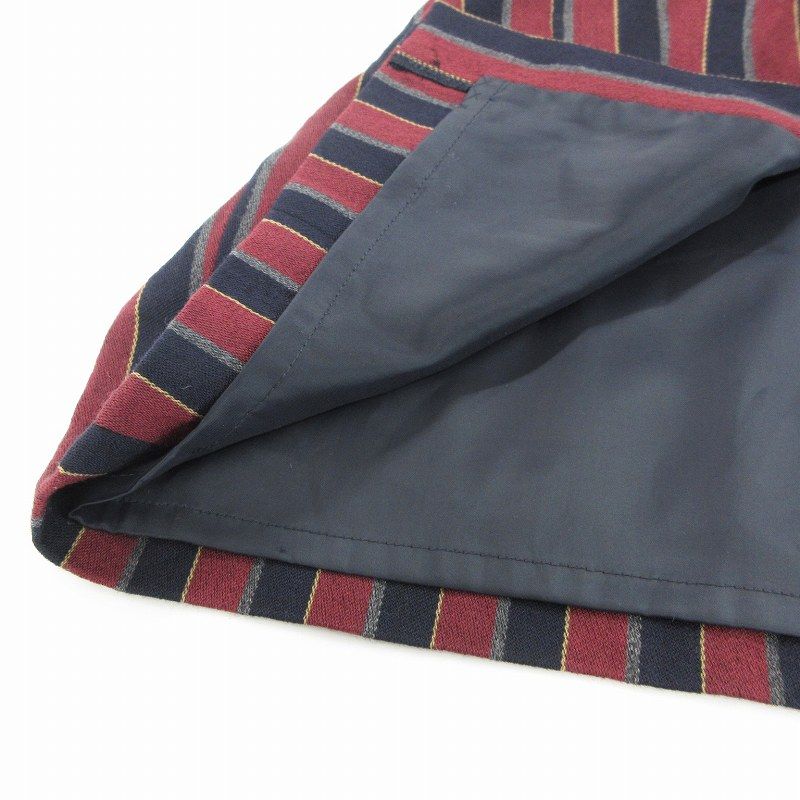 エストネーション ESTNATION 美品 タイトスカート ボーダー ウール