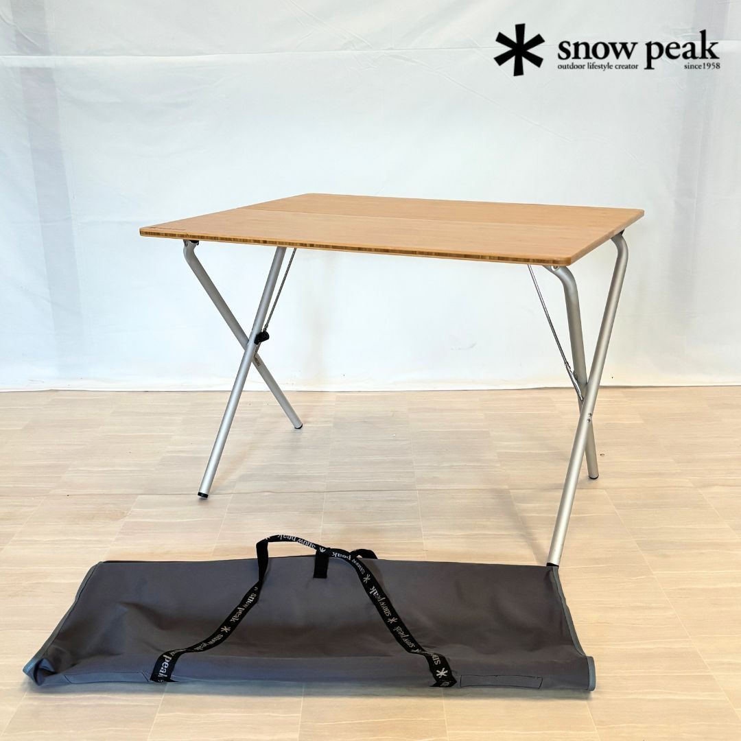 Snow Peak ワンアクションテーブル竹 LV-010TR 専用収納カバー付属