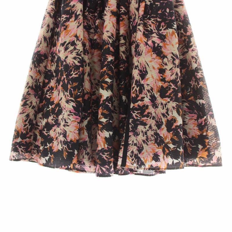 ランバンオンブルー LANVIN en Bleu 近年モデル タックフレアスカート