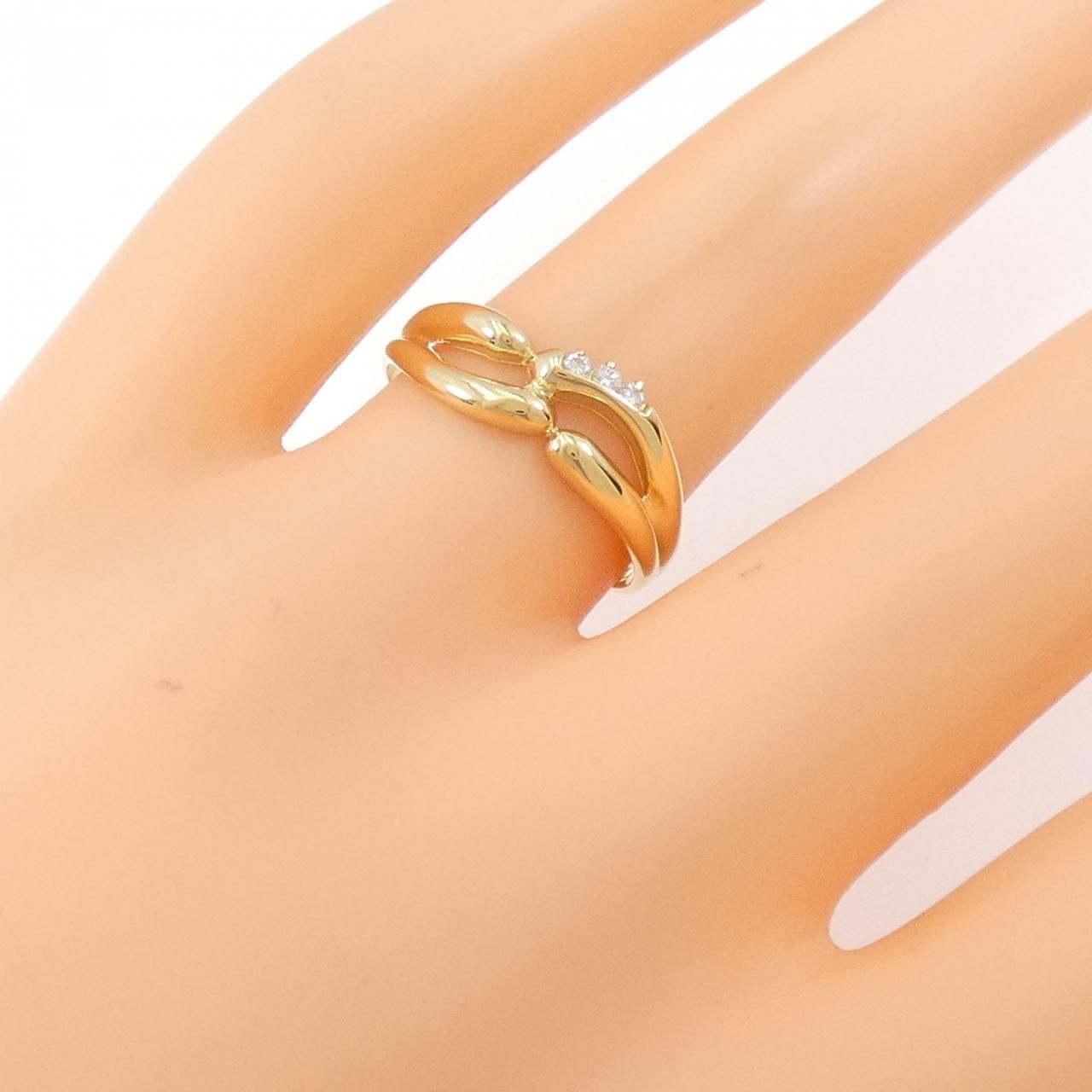 K18YG ダイヤモンド リング GRAFF【グラフ】K18ダイヤモンドリング (NO