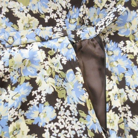 レリアン Leilian フレアスカート ロング 花柄 総柄 大きいサイズ 13