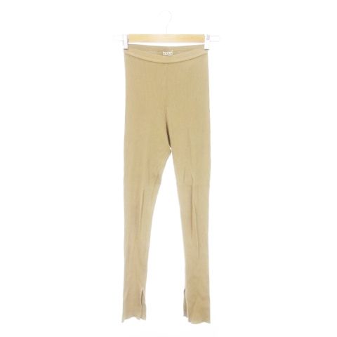 オーラリー AURALEE HIGH GAUGE RIB SLIT TIGHTS リブパンツ レギンス