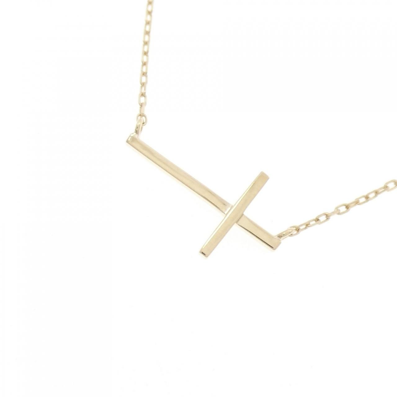 ジュエッテ K10YG クロス ネックレス - メルカリ