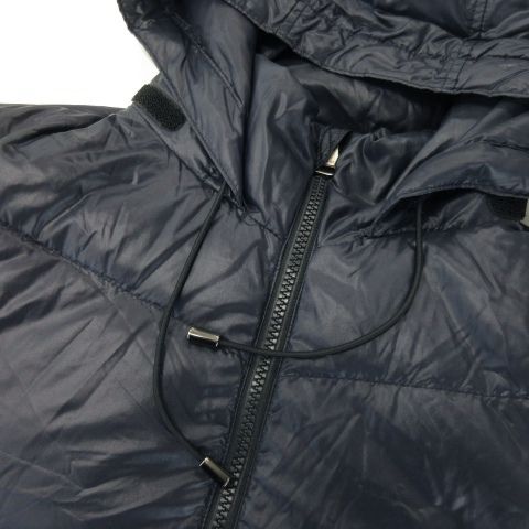 セオリー Theory ダウンジャケット フーディ ジップアップ 38 M 紺