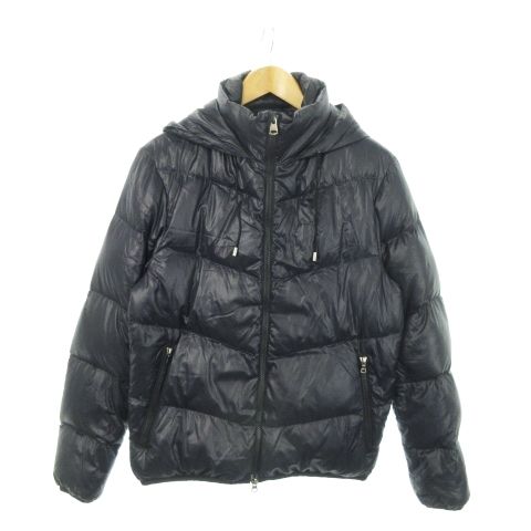 セオリー Theory ダウンジャケット フーディ ジップアップ 38 M 紺