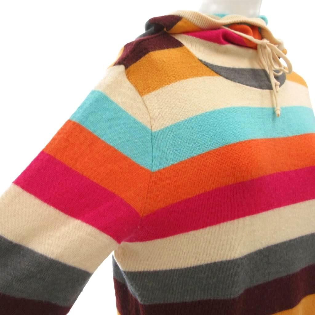 パーリーゲイツ　新品　2号 ワンピース パーリーゲイツ レイヤード風 モックネックニットワンピース