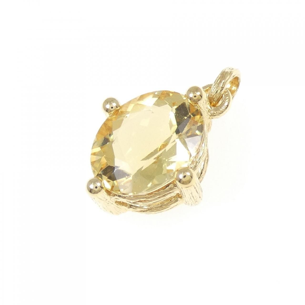 K18YG ベリル ペンダント - メルカリ