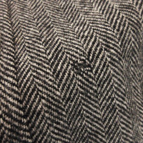 ジェイプレス J.PRESS ステンカラーコート ロング ウール ヘリンボーン