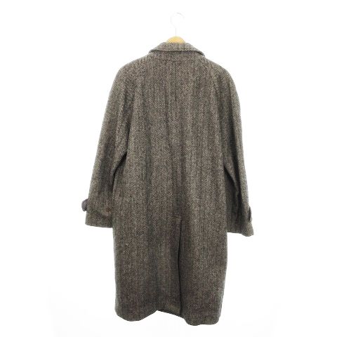 美品✨J.PRESS ヘリンボーン ダッフルコート ジェイプレス グレー　XL ジェイプレス J.PRESS ステンカラーコート ロング ウール ヘリンボーン