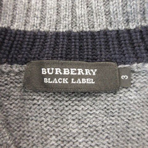 バーバリーブラックレーベル BURBERRY BLACK LABEL ニット セーター