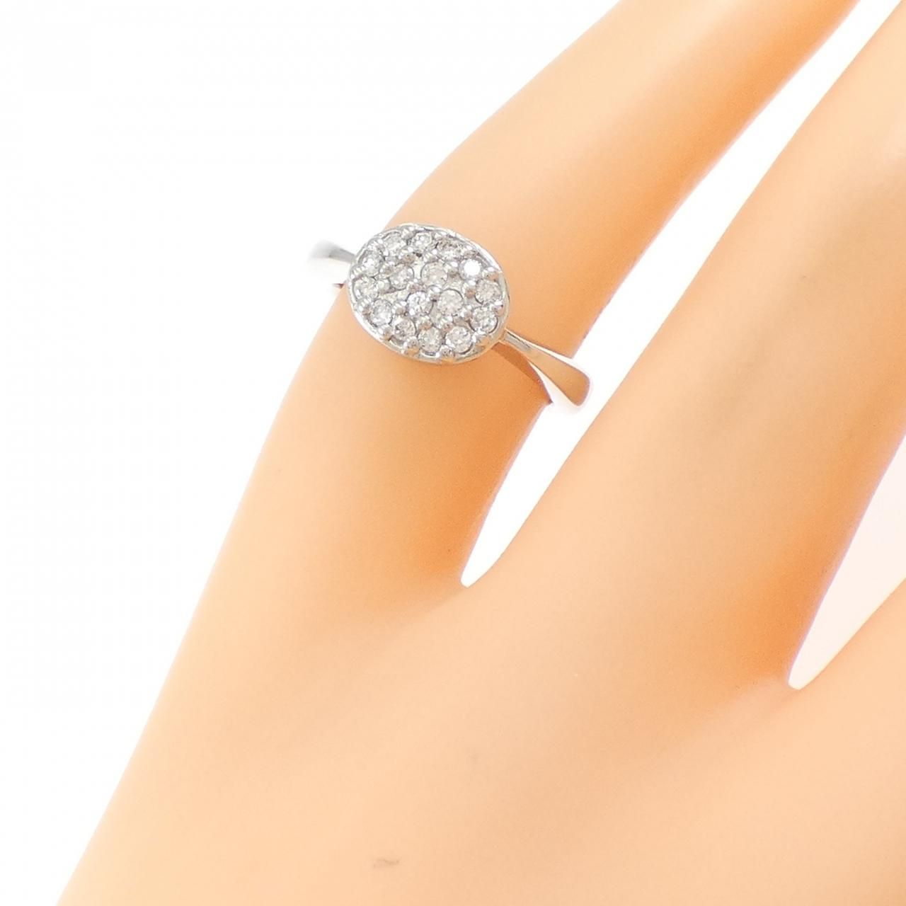 PT900 ダイヤモンド ピンキーリング 0.16CT - メルカリ