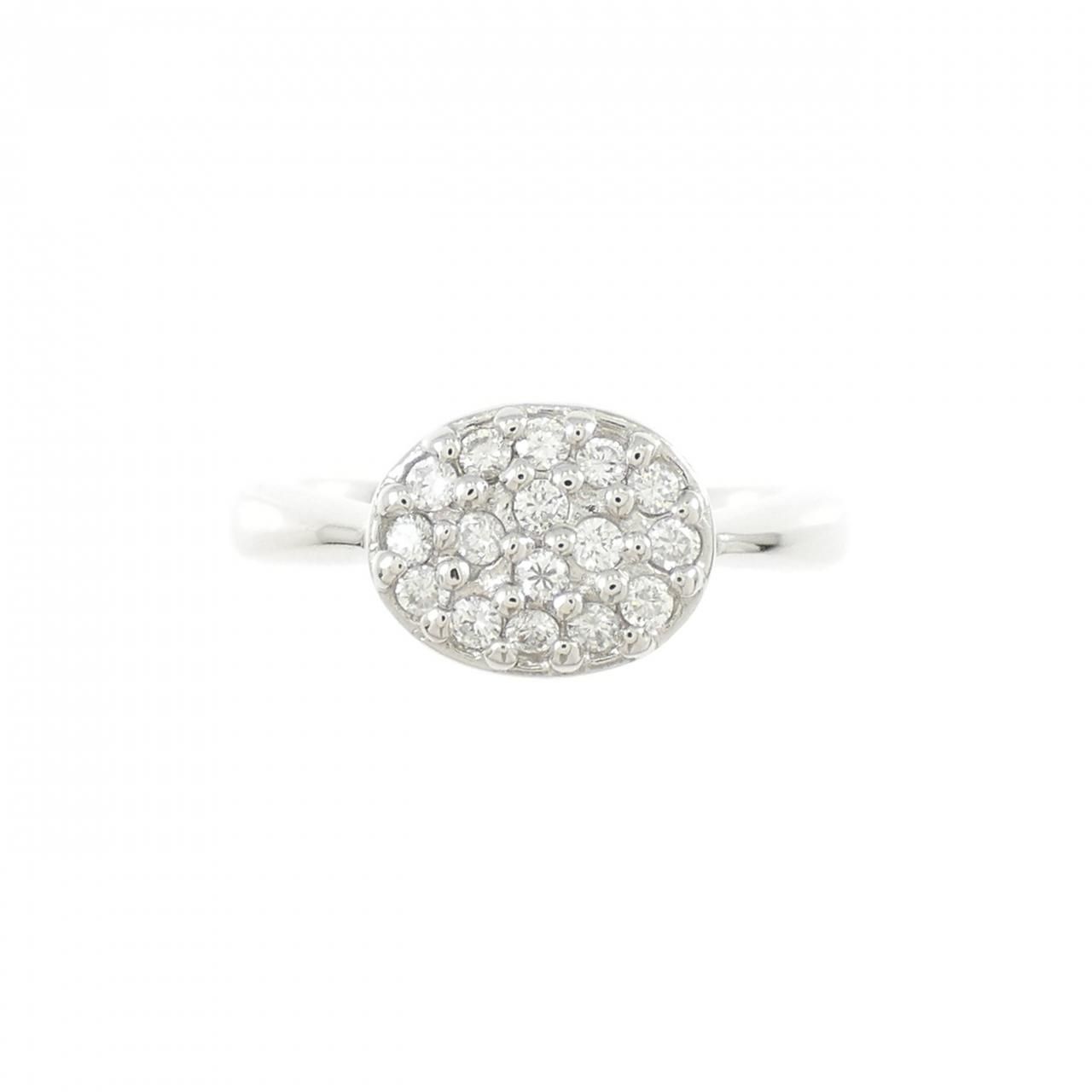 PT900 ダイヤモンド ピンキーリング 0.16CT - メルカリ