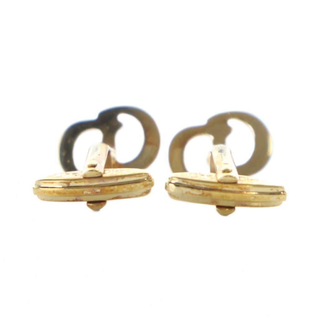 美品✨クリスチャンディオール✨カフスリンクス✨ボタン✨タイタックピン✨ロゴ✨金 Christian Dior □美品□ ChristianDior クリスチャンディオール CD