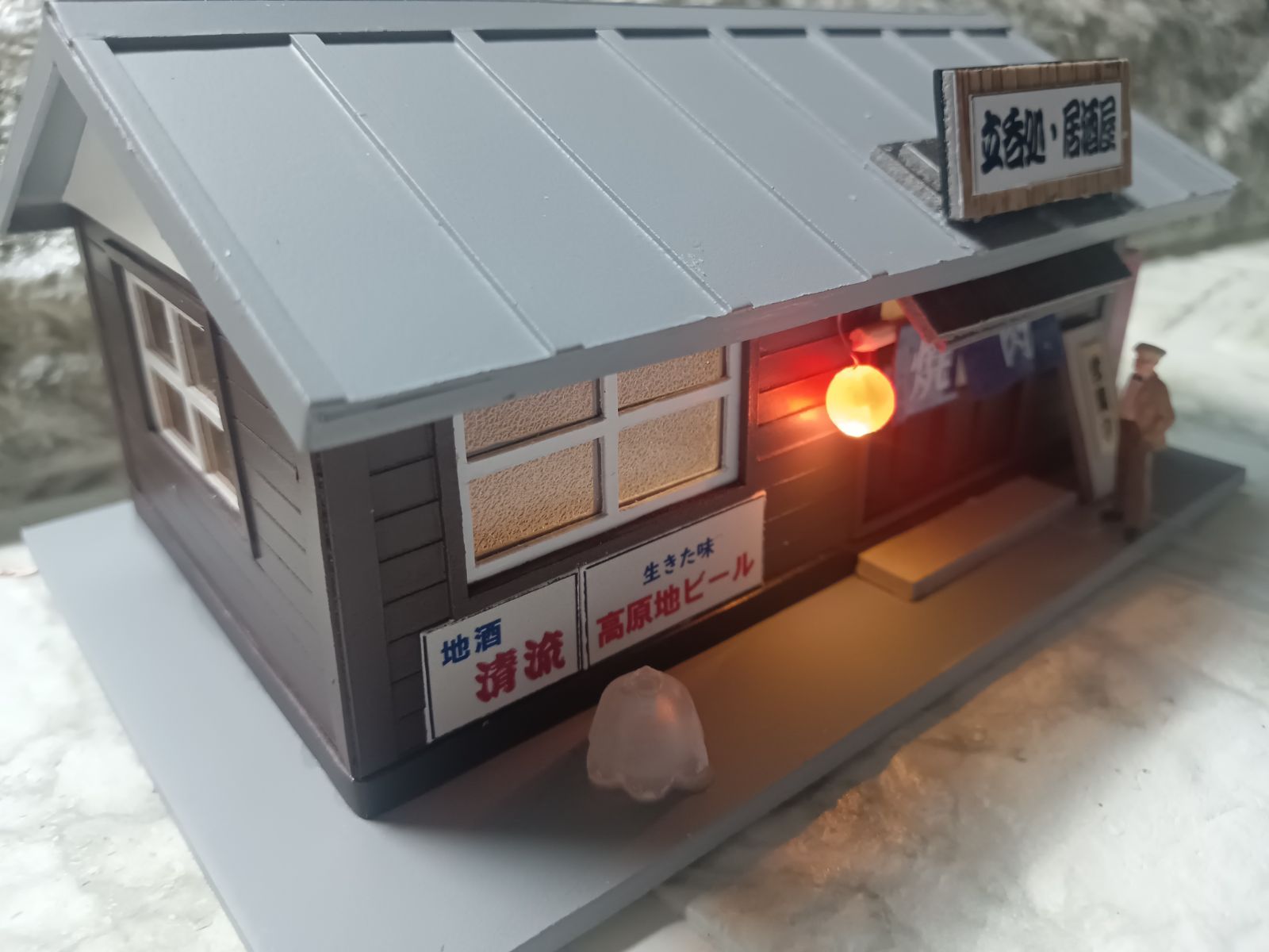 HOゲージ】【夜景】木造ストラクチャー 【焼肉屋さん】（1/80） - メルカリ