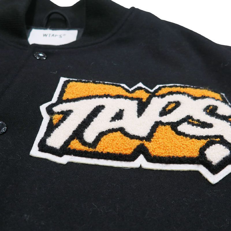 ジャケット・アウター 22aw WTAPS VARSITY JACKET W)taps - WTAPS 2022FW VARSITY JACKET BLACK XLサイズの通販 by でぶ